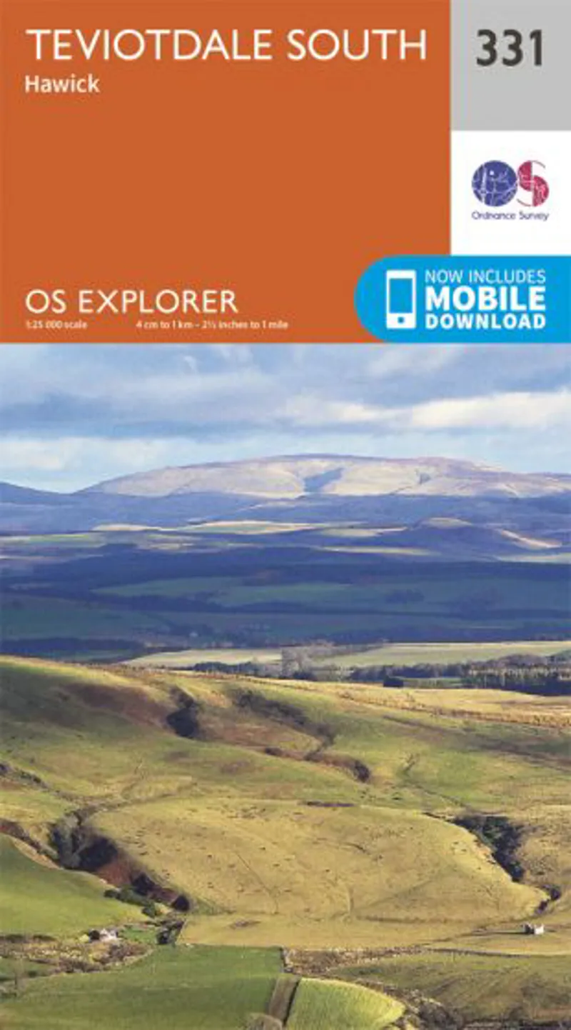 OS Explorer Map 331 - Teviotdale South